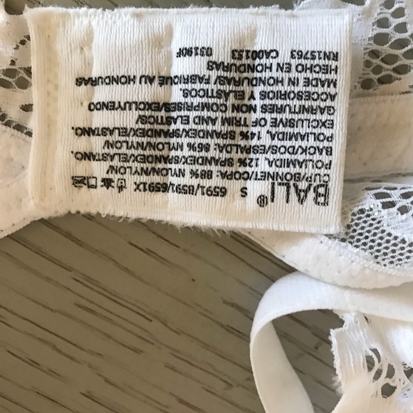 Bali white bra - Picture 3 of 6